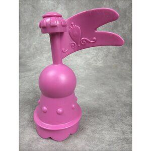 Fisher Price Little People Disney Castle Princess Palace Pink Flag Turret #1